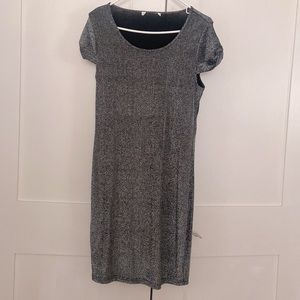 Forever 21 Grey Glitter Dress